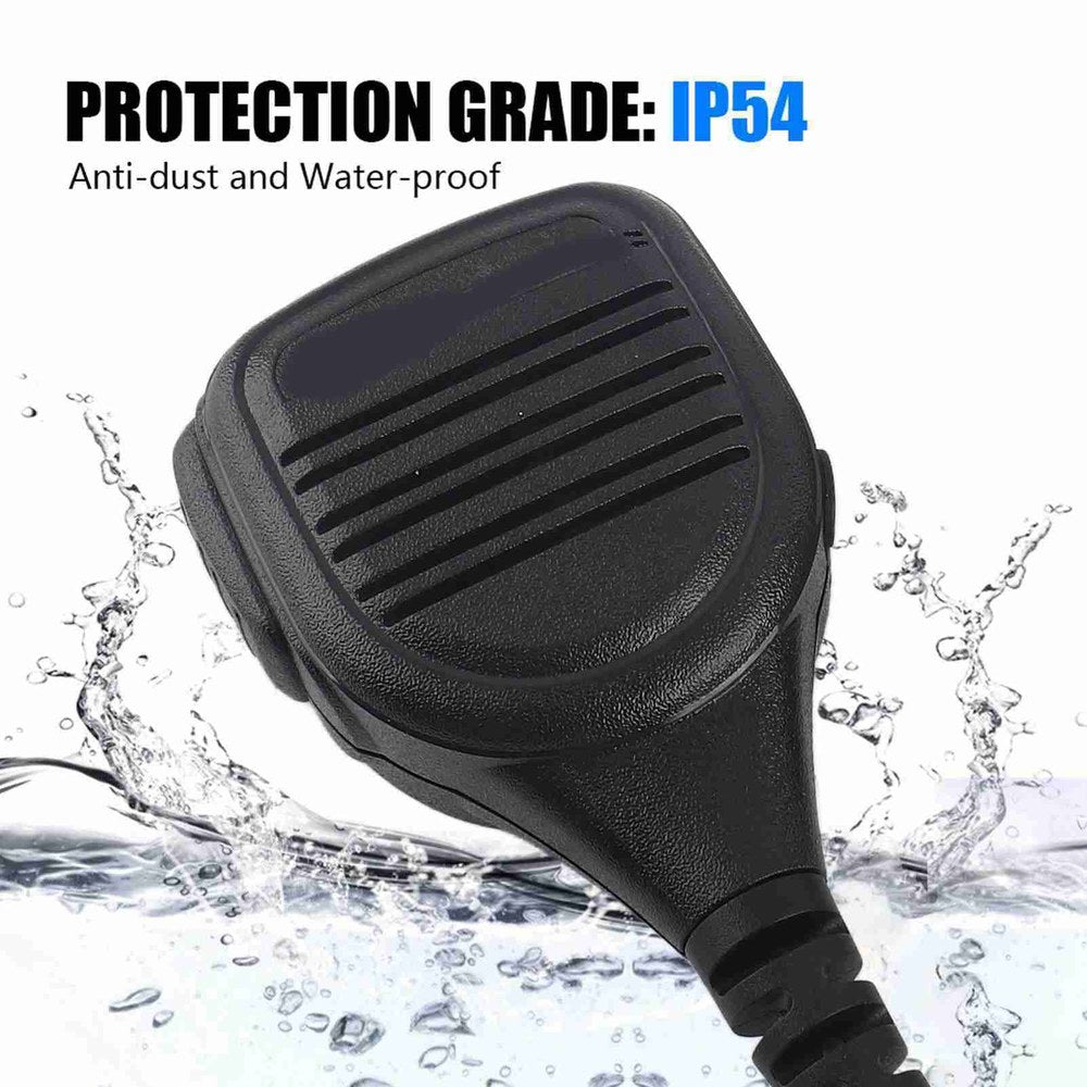 3.5mm Headphone Jack Speaker Mic Talkie Radio Hand Microphone With — view 2