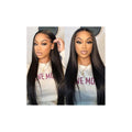 4x4 Lace Human Hair Wig Natural Color, Straight Texture, Density