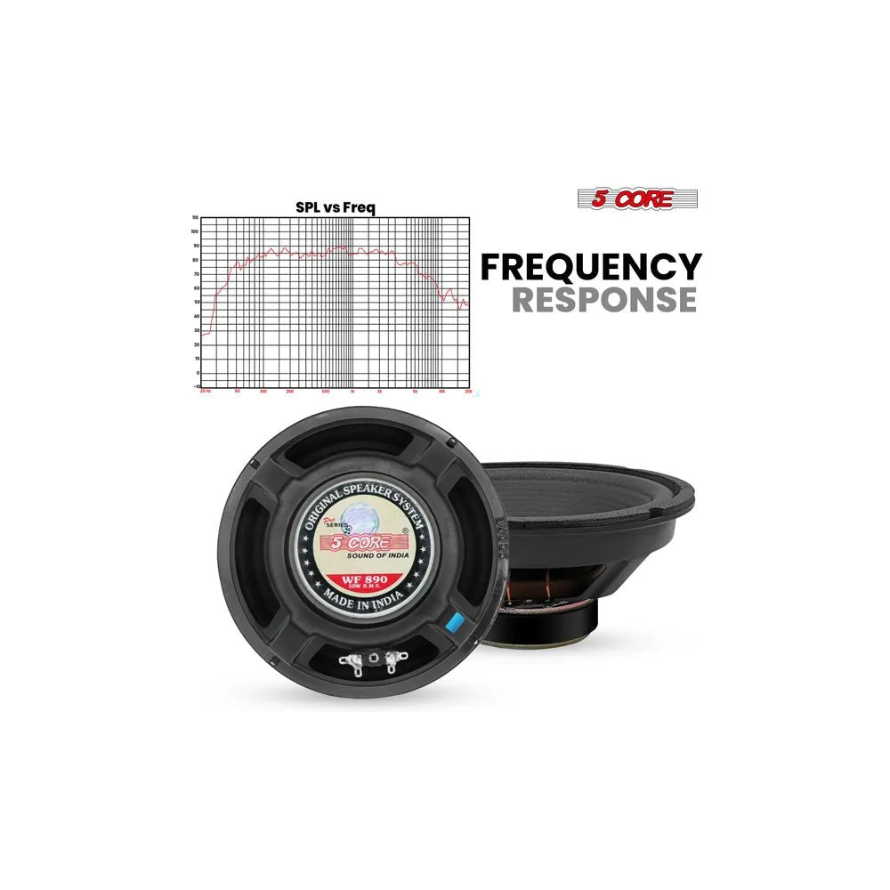 5 Core 8 Inch Subwoofer Speaker 1000W Combined Peak 4Ohm Replacement — view 4