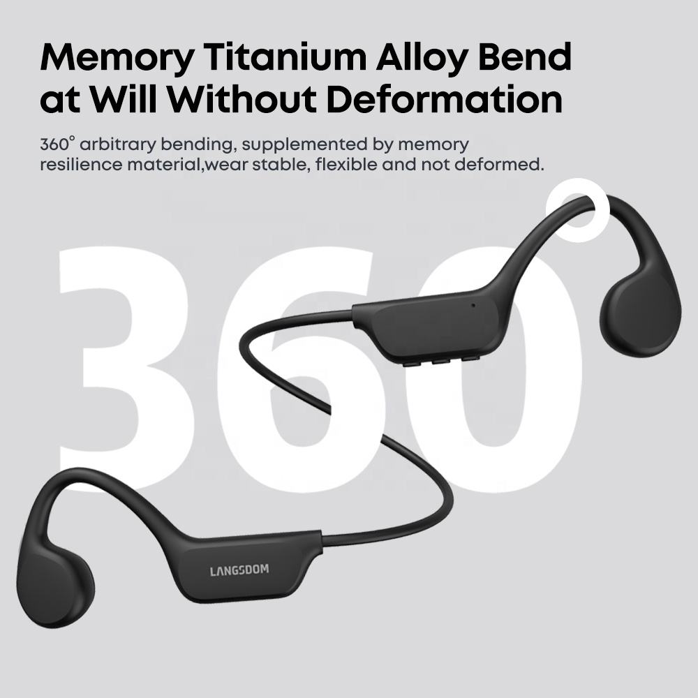 IPX8 Waterproof Headset Swimming Bluetooth Headphones With 32G TF